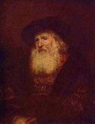 REMBRANDT Harmenszoon van Rijn Portrait of a Bearded Man painting
